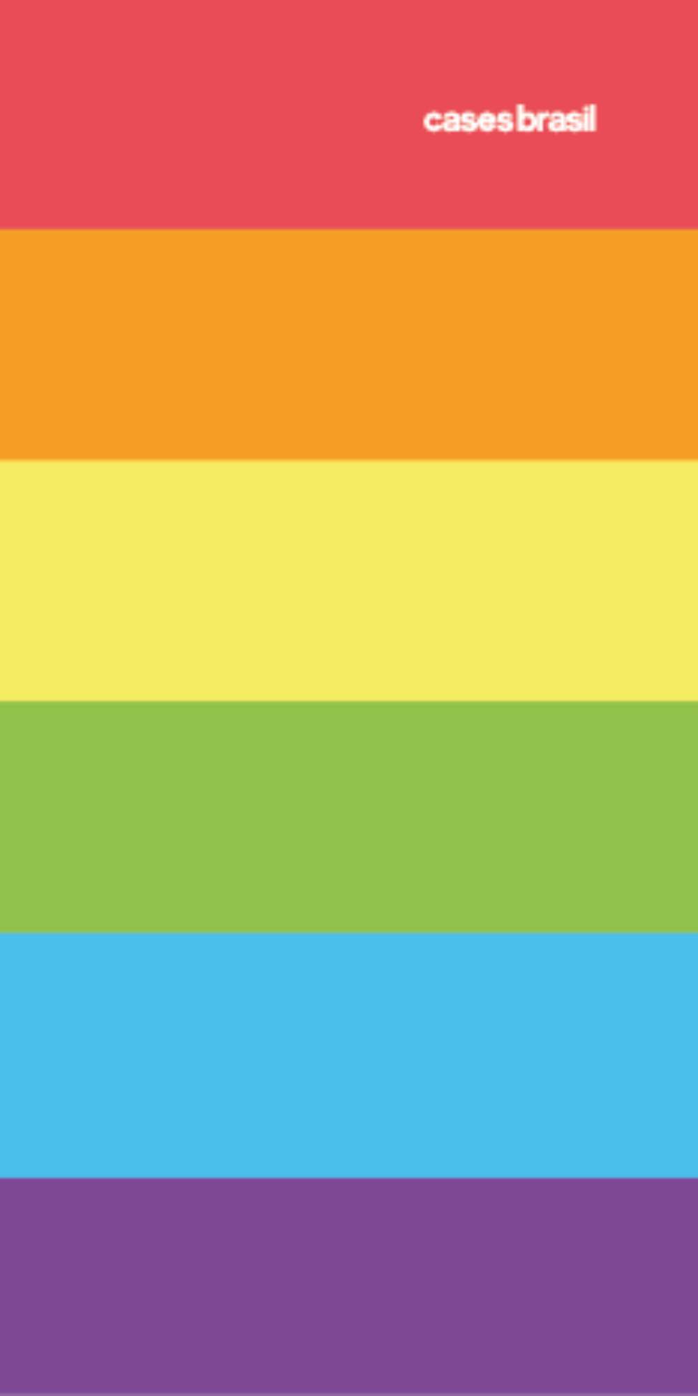 Capinha para Celular Listras Pride New Version