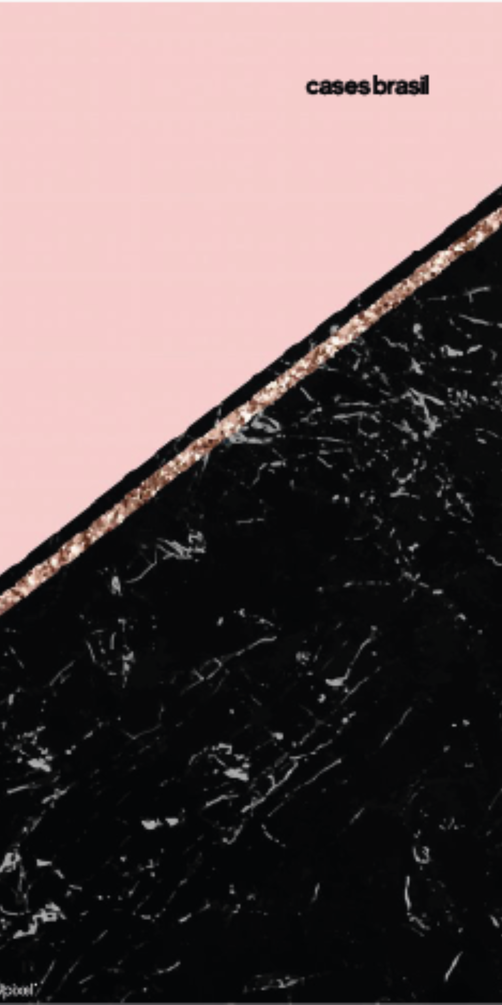 Capinha para Celular Diagonal Duo Black & Pink