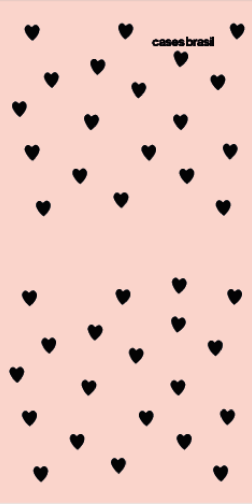 Capinha para Celular Corações Rose