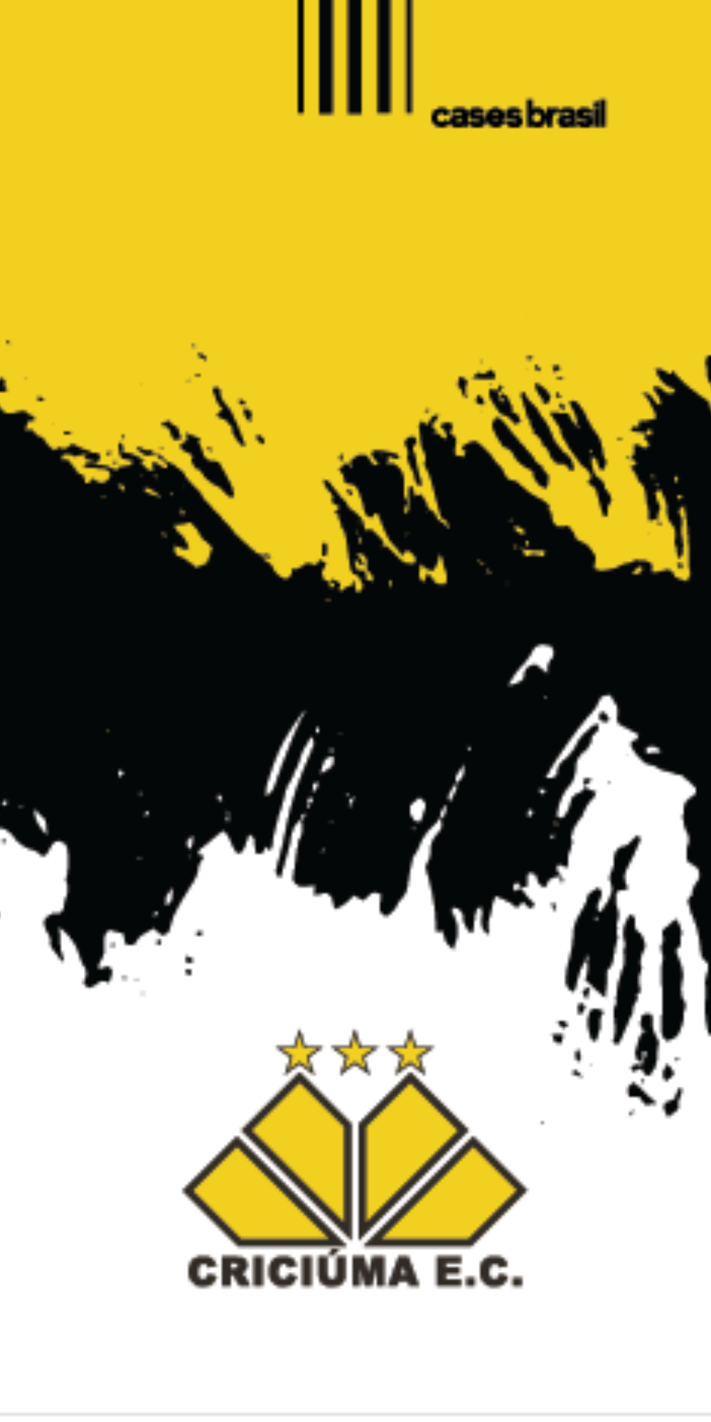 Capinha para Celular Criciúma Estampa Oficial 03