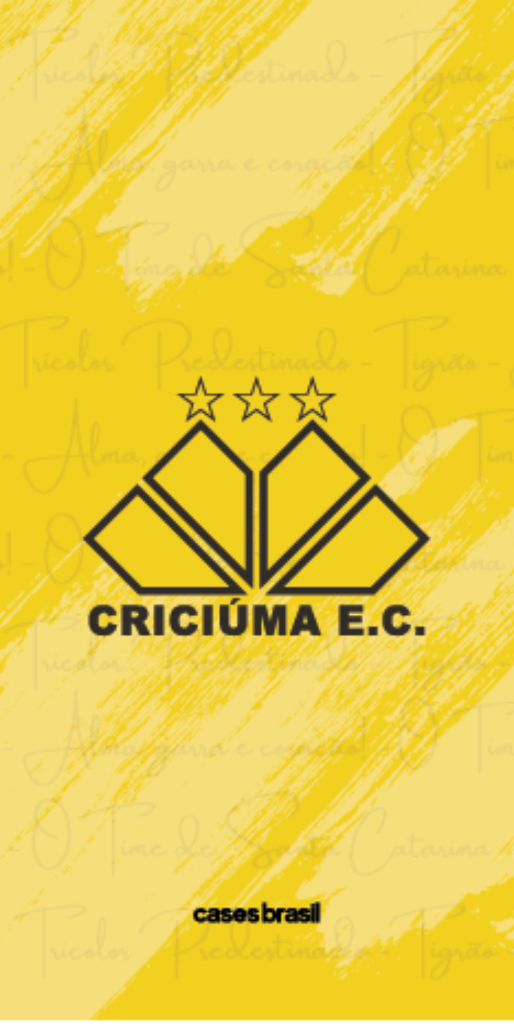 Capinha para Celular Criciúma Estampa Oficial 04
