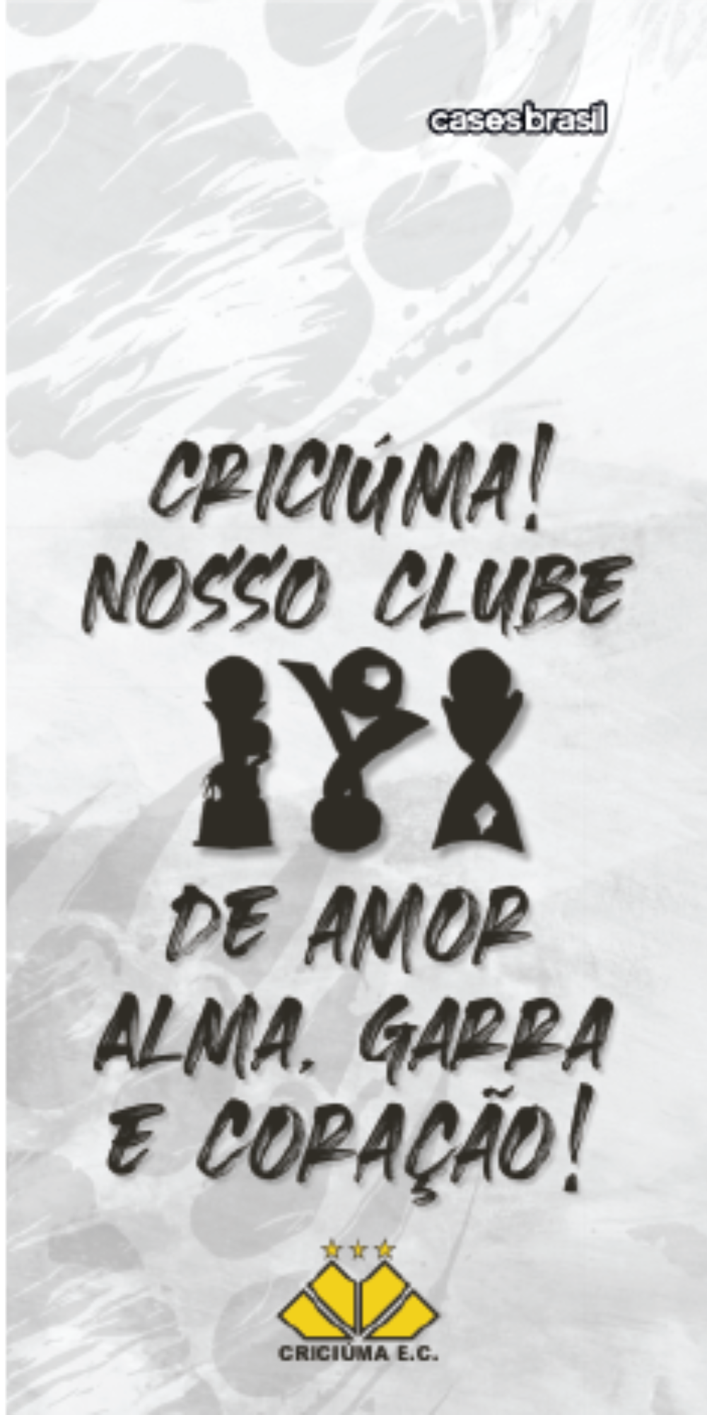 Capinha para Celular Crciúma Estampa Oficial 09