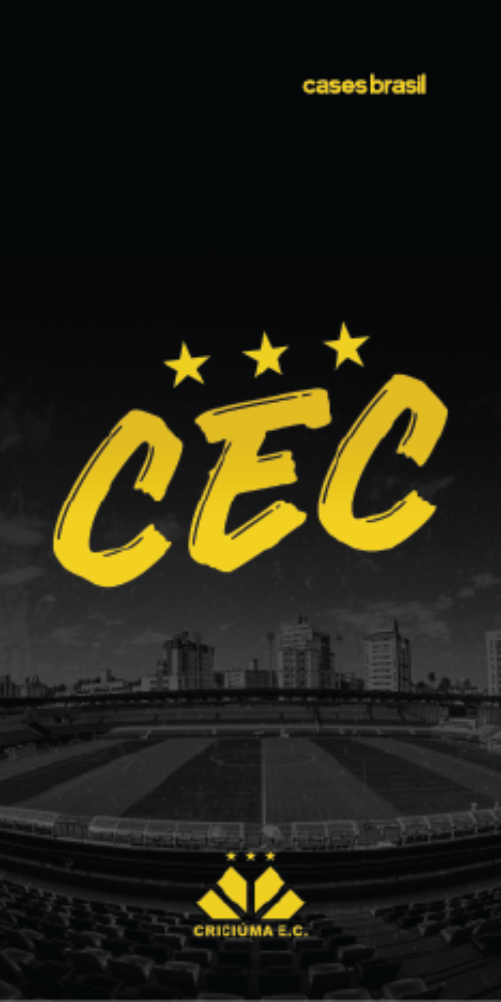 Capinha para Celular Criciúma Estampa Oficial 10