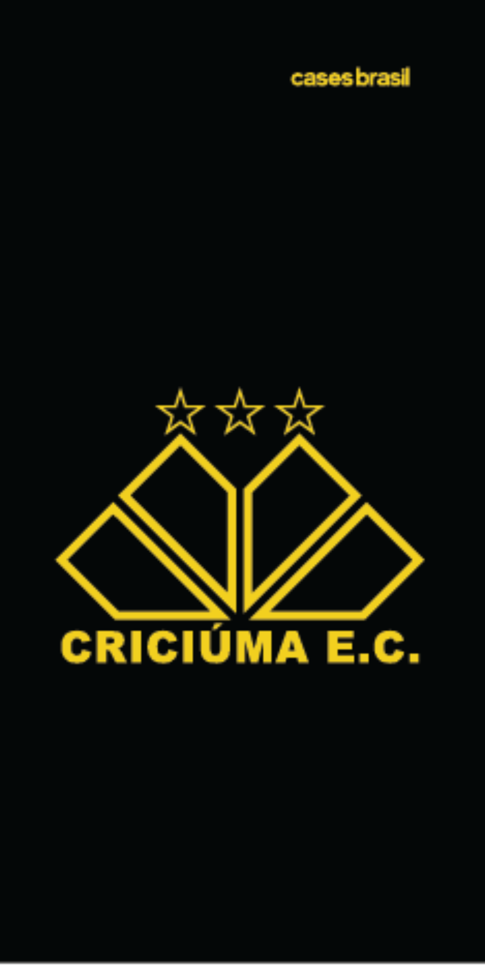 Capinha para celular Criciúma Estampa Oficial 12