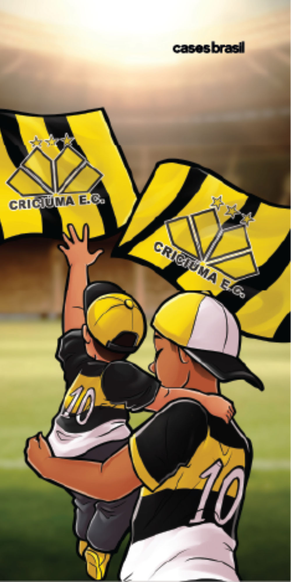 Capinha para celular Crciúma Torcedor Oficial 02