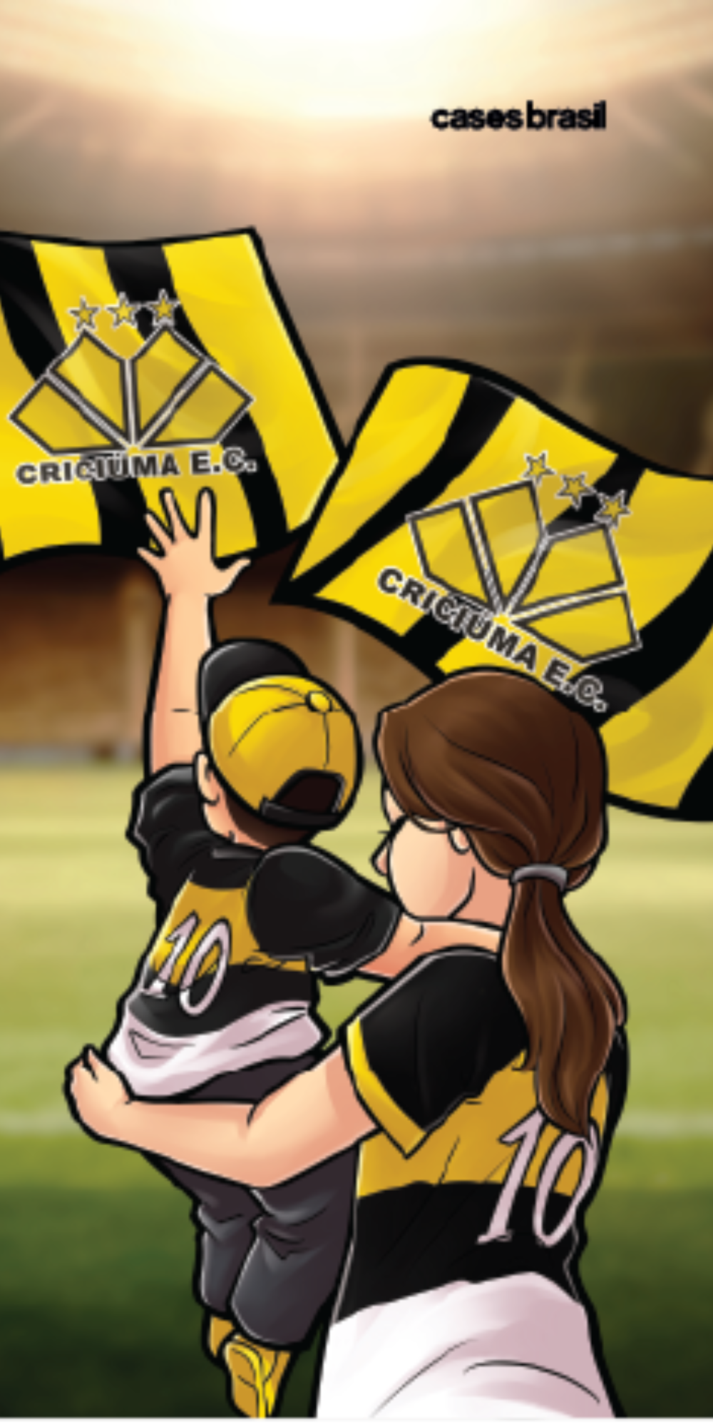 Capinha para celular Crciúma Torcedor Oficial 03