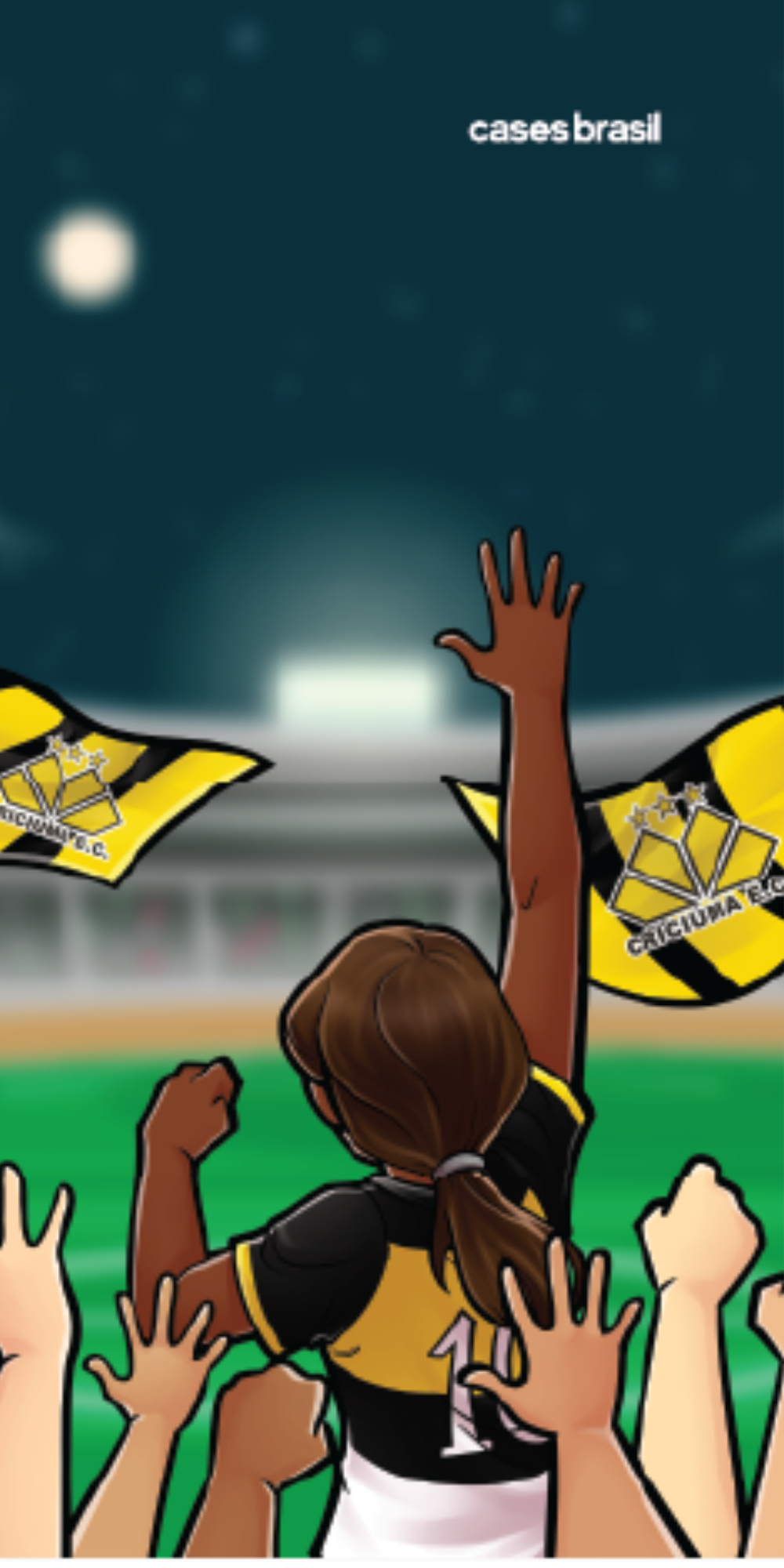 Capinha para celular Crciúma Torcedor Oficial 05