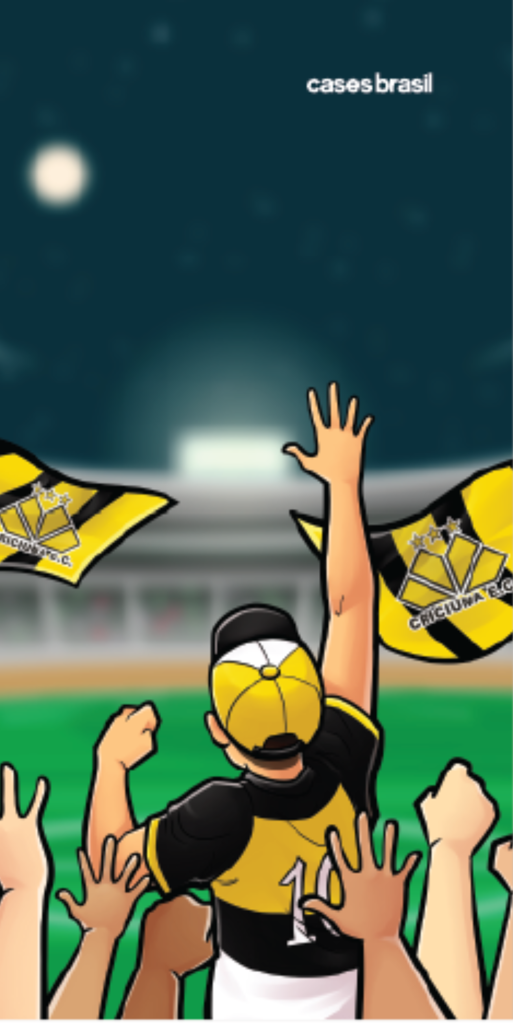 Capinha para celular Crciúma Torcedor Oficial 06