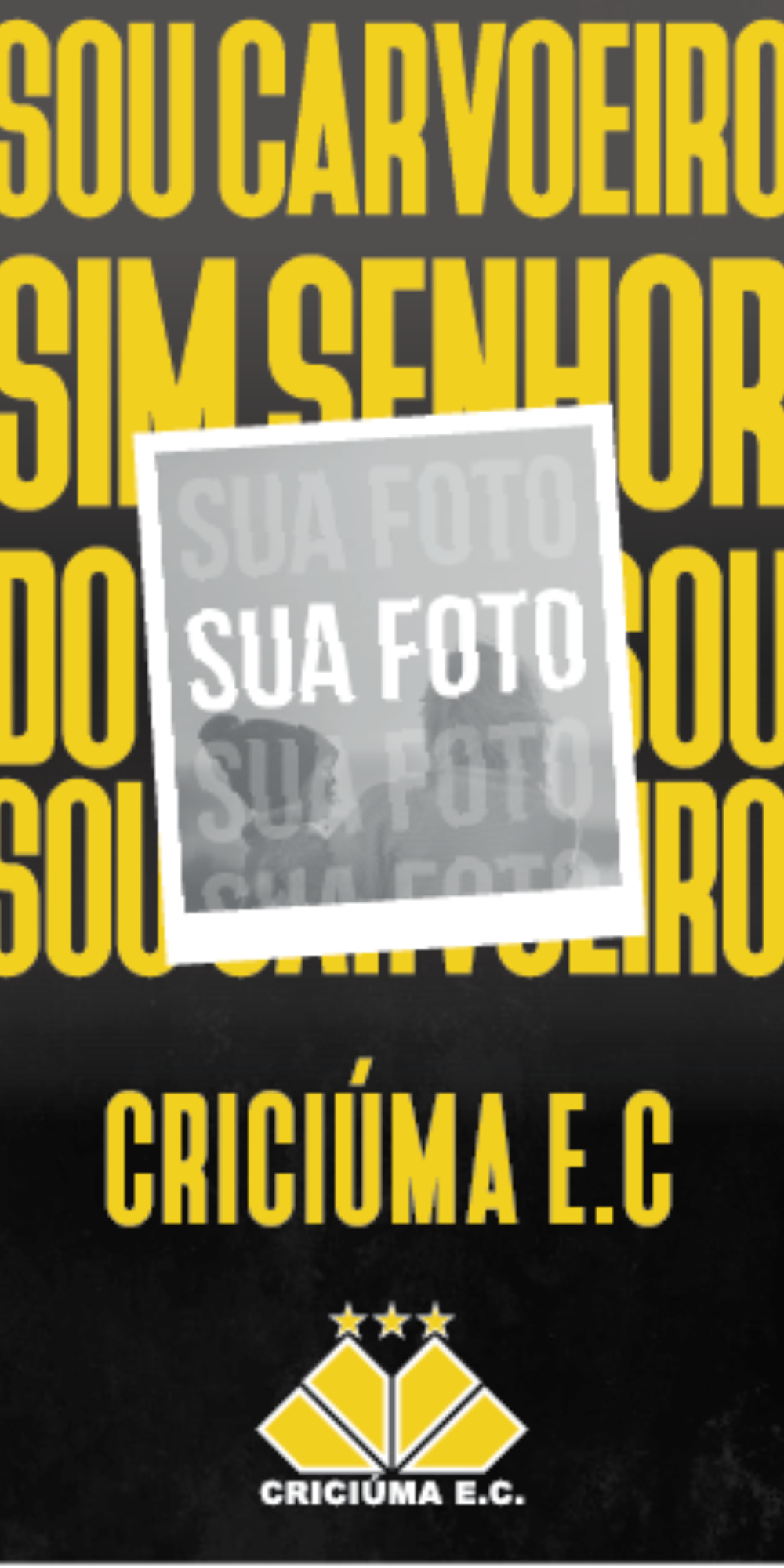 Capinha Criciúma E.C. Oficial — Estampa 17