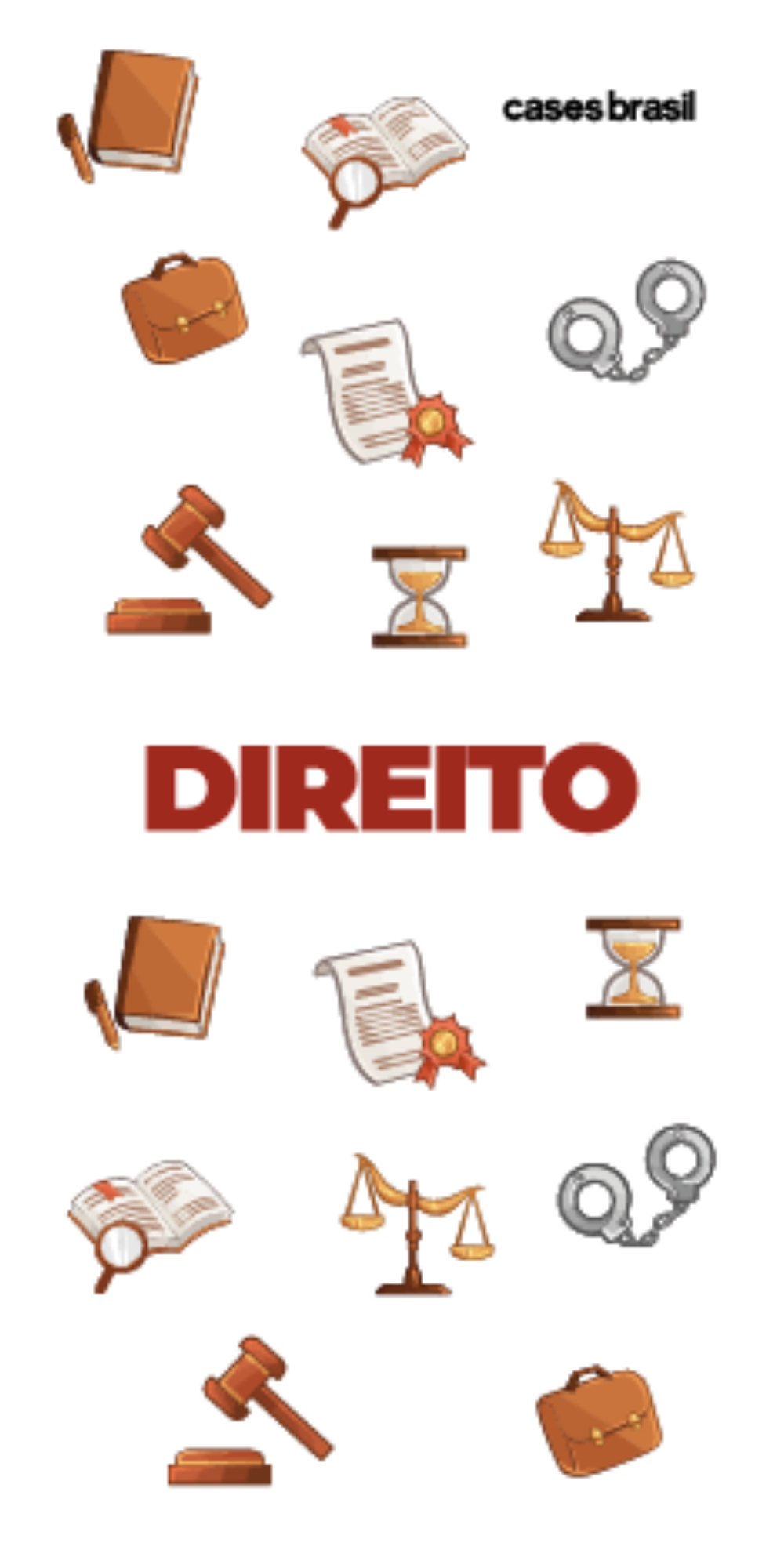 Capinha para celular Direito - Profissão Com Nome