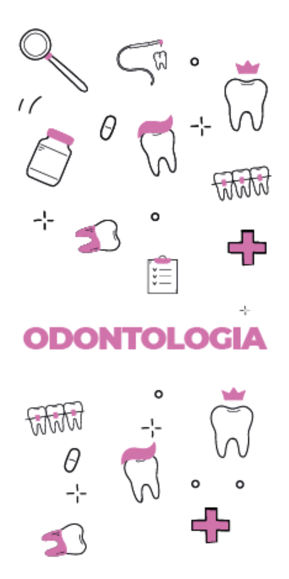 Capinha para celular Odontologia - Profissão Com Nome