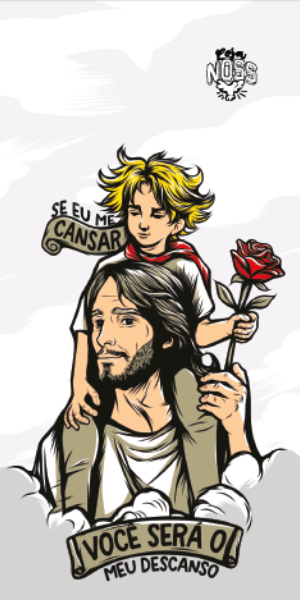 Capinha Para Celular Jesus é Meu Descanso