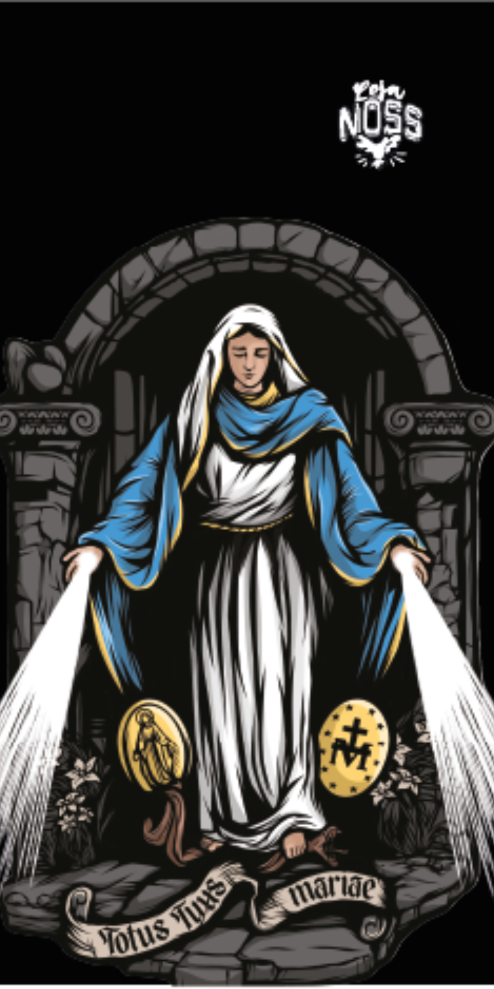 Capinha Para Celular Totus Tuus Maria