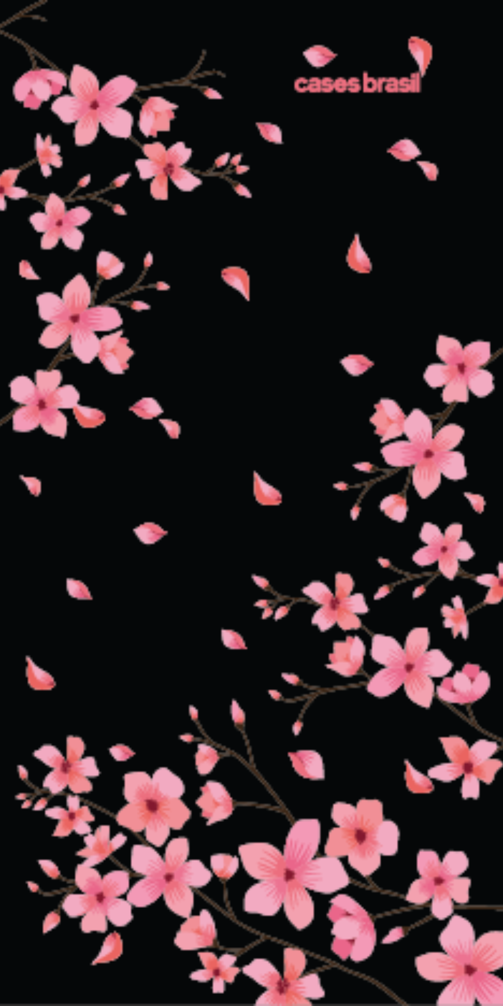 Capinha para Celular Flores de Cerejeiras