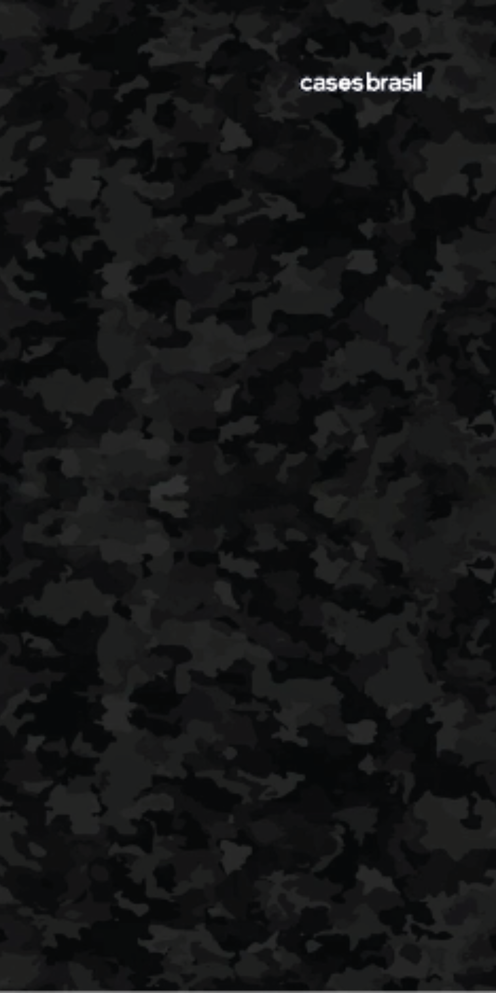 Capinha para Celular Camuflado Black