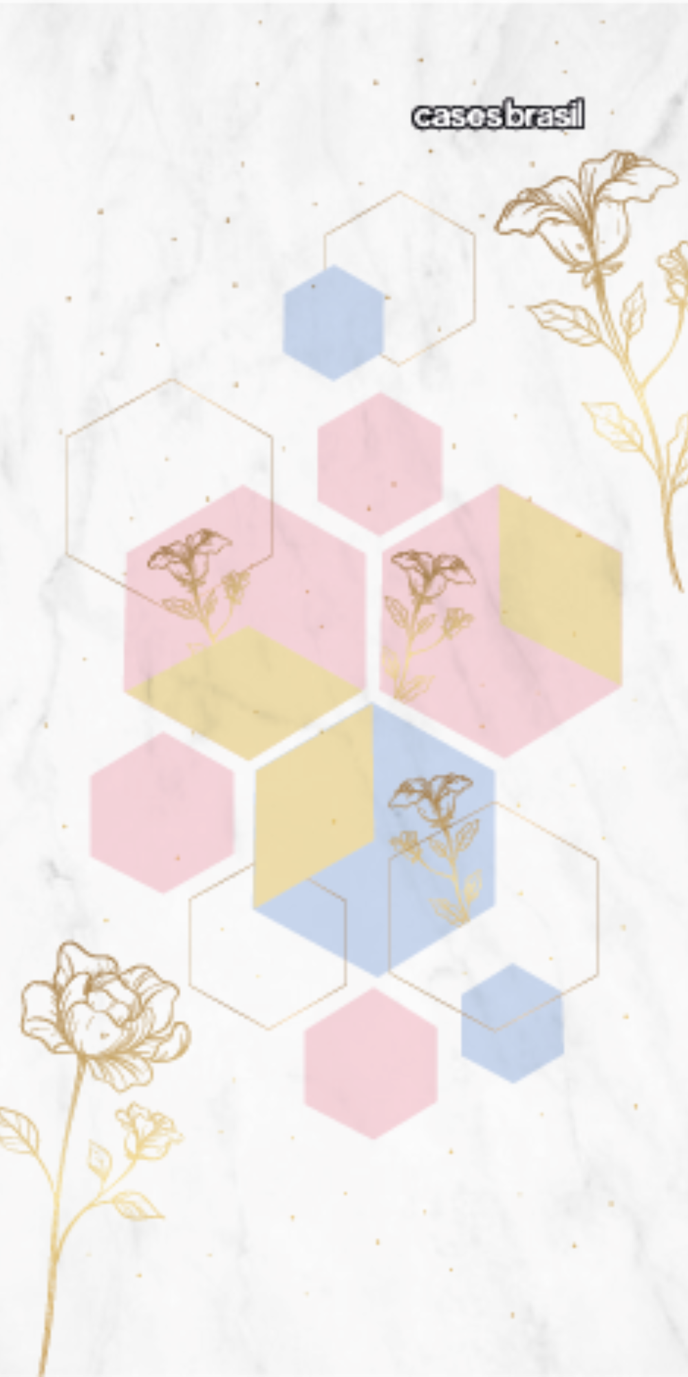 Capinha para Celular Geometria Floral
