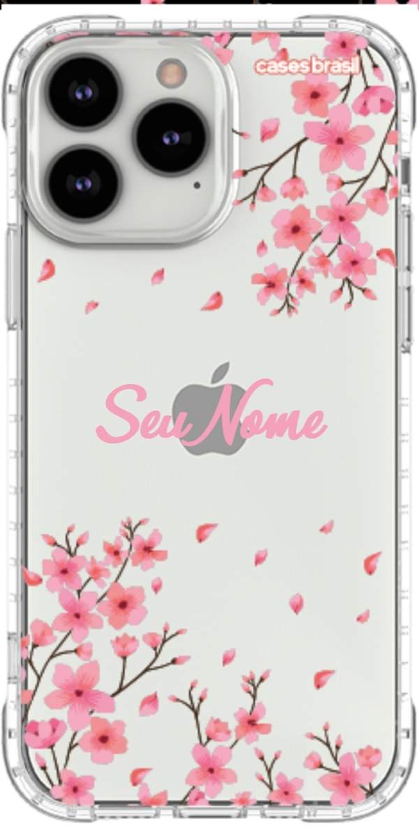 Capinha para Celular Floral Rosinha