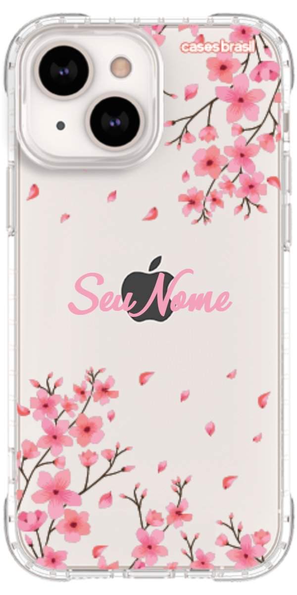 Capinha para Celular Floral Rosinha