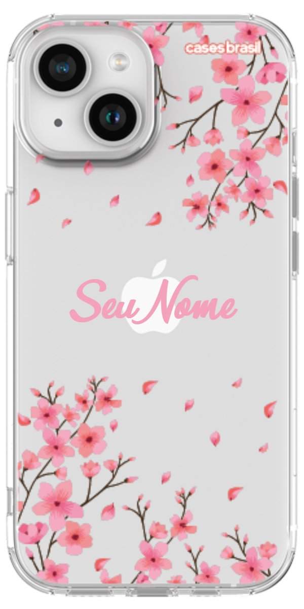 Capinha para Celular Floral Rosinha