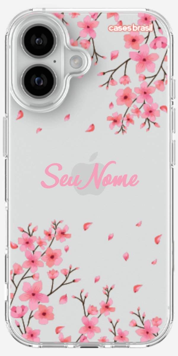 Capinha para Celular Floral Rosinha