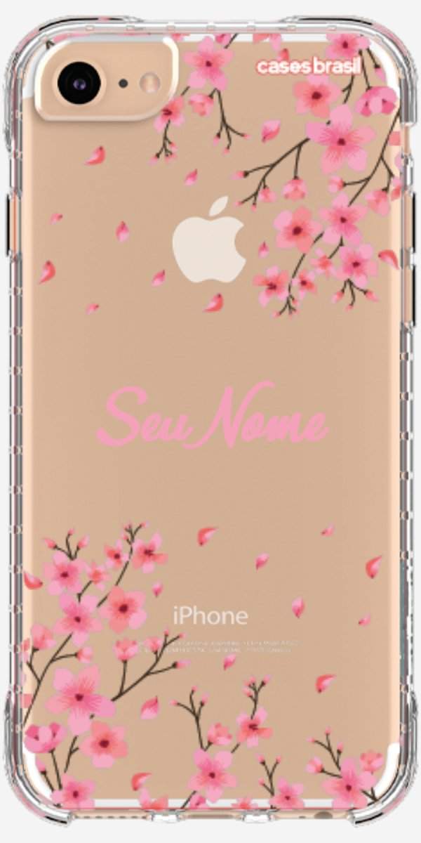 Capinha para Celular Floral Rosinha