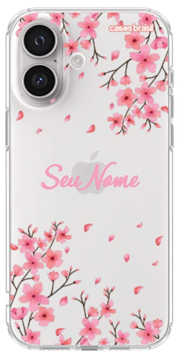 Capinha para Celular Floral Rosinha
