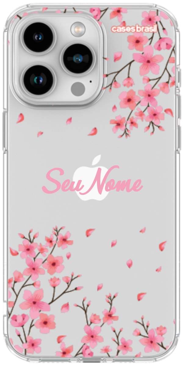 Capinha para Celular Floral Rosinha