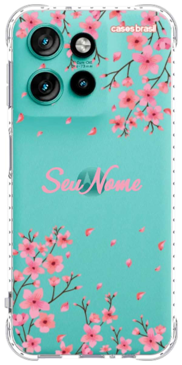 Capinha para Celular Floral Rosinha