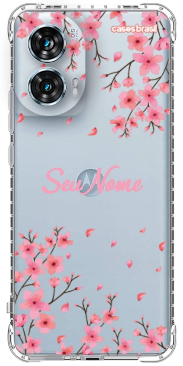 Capinha para Celular Floral Rosinha