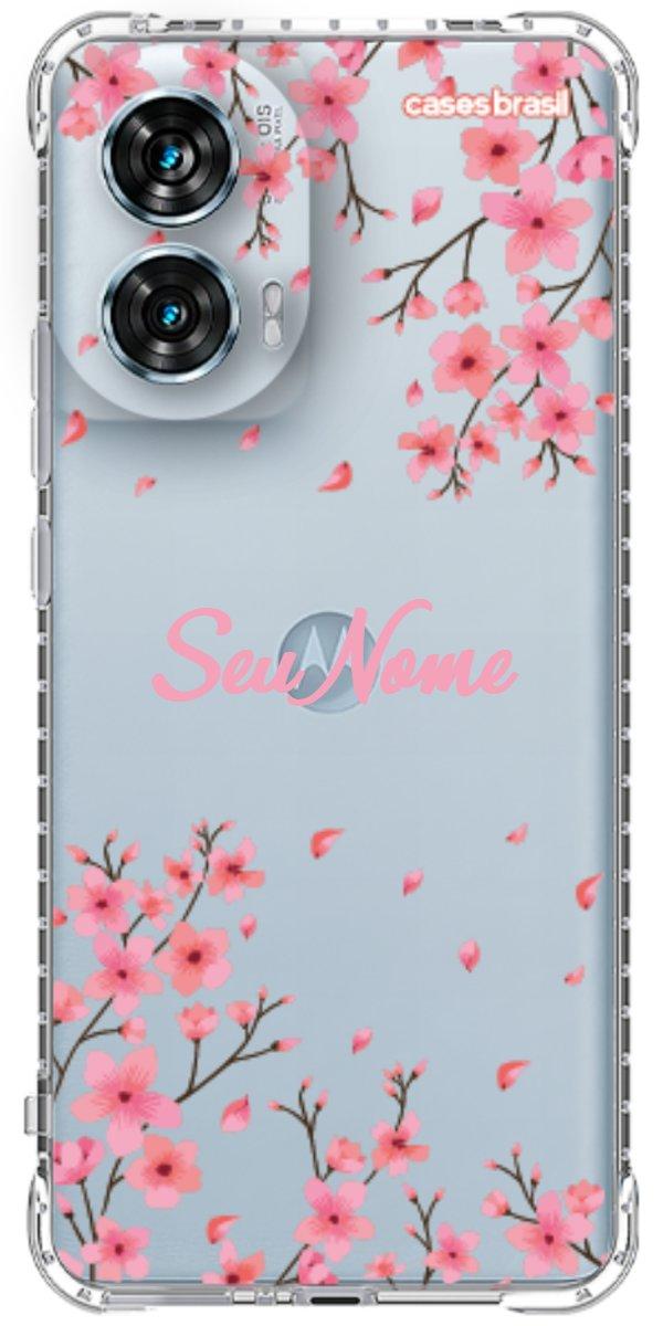 Capinha para Celular Floral Rosinha