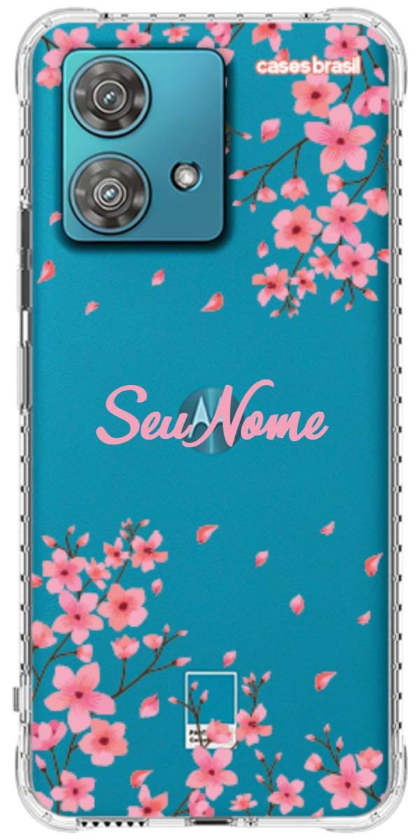 Capinha para Celular Floral Rosinha