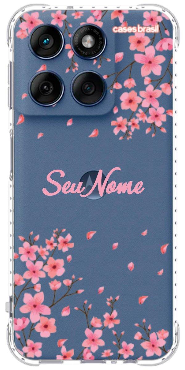 Capinha para Celular Floral Rosinha