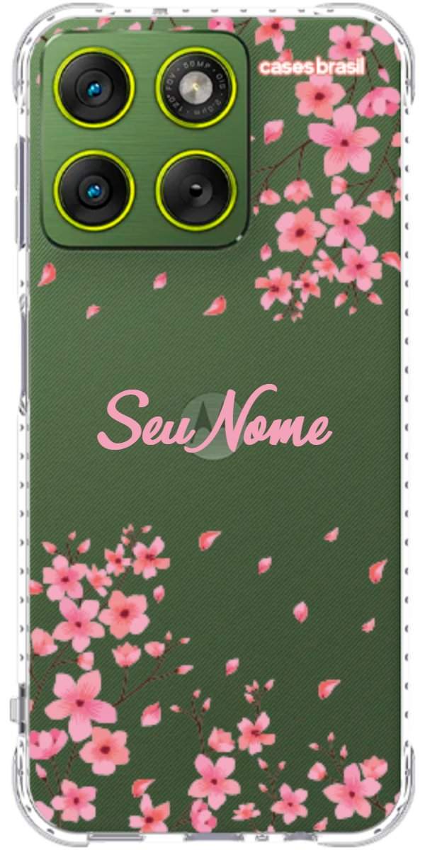 Capinha para Celular Floral Rosinha