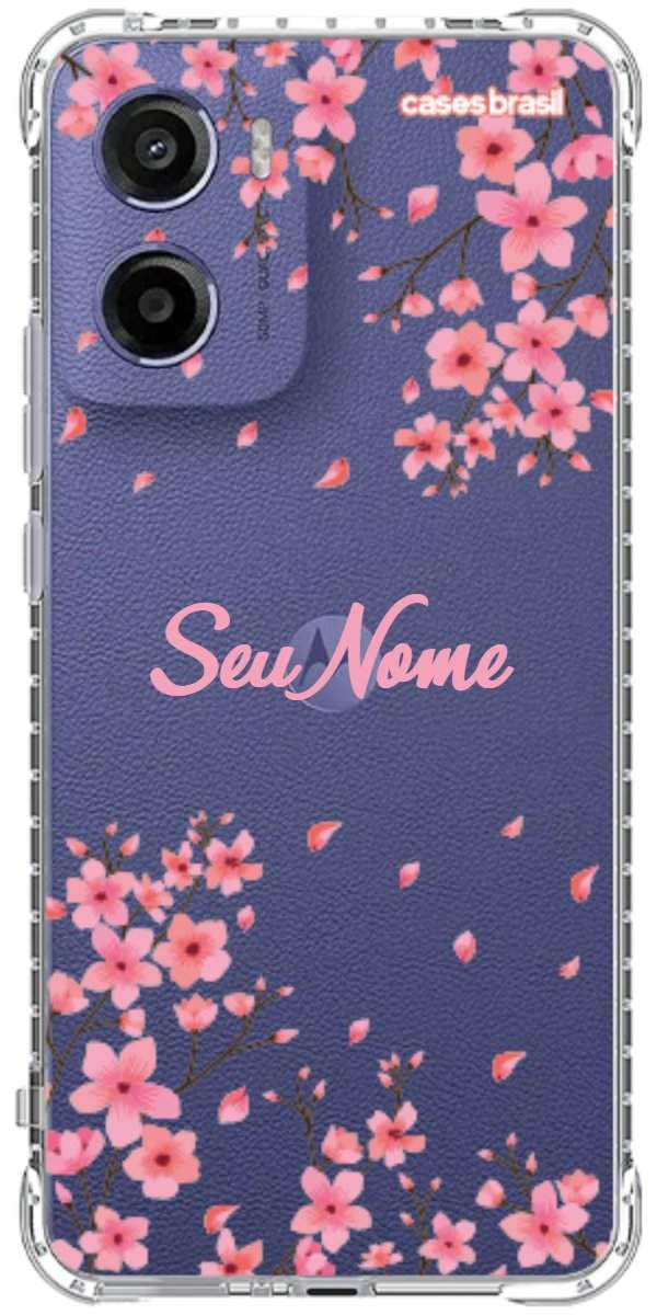 Capinha para Celular Floral Rosinha