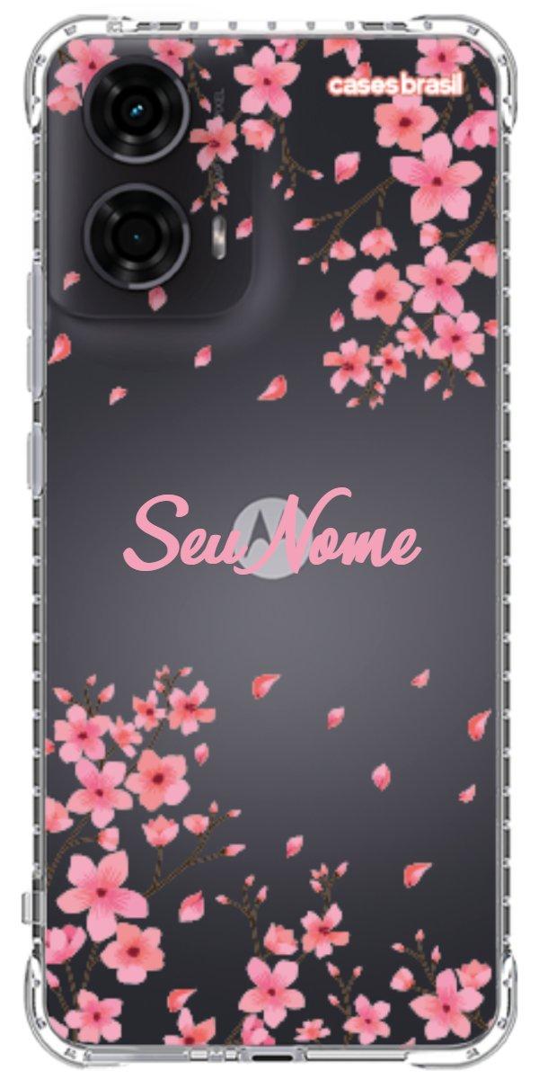 Capinha para Celular Floral Rosinha