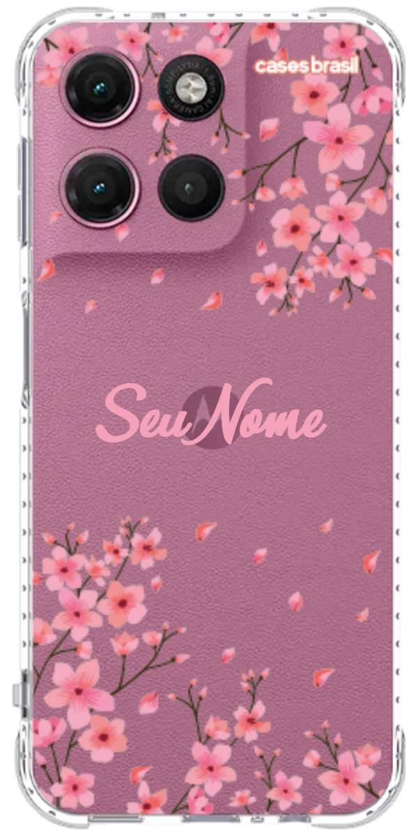 Capinha para Celular Floral Rosinha