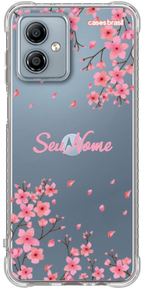 Capinha para Celular Floral Rosinha