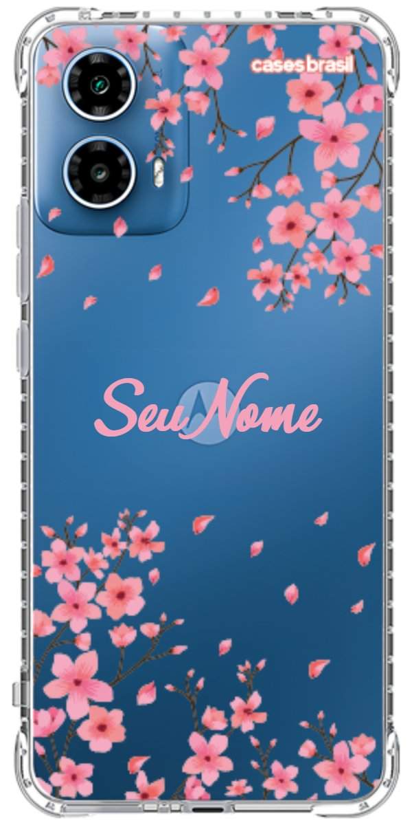 Capinha para Celular Floral Rosinha
