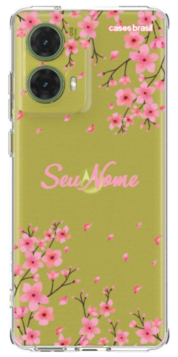 Capinha para Celular Floral Rosinha