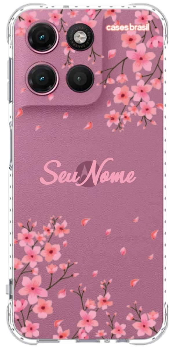 Capinha para Celular Floral Rosinha
