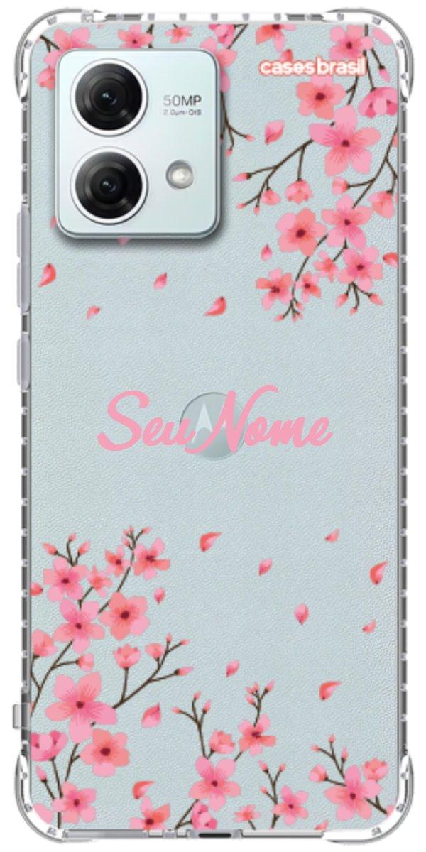 Capinha para Celular Floral Rosinha