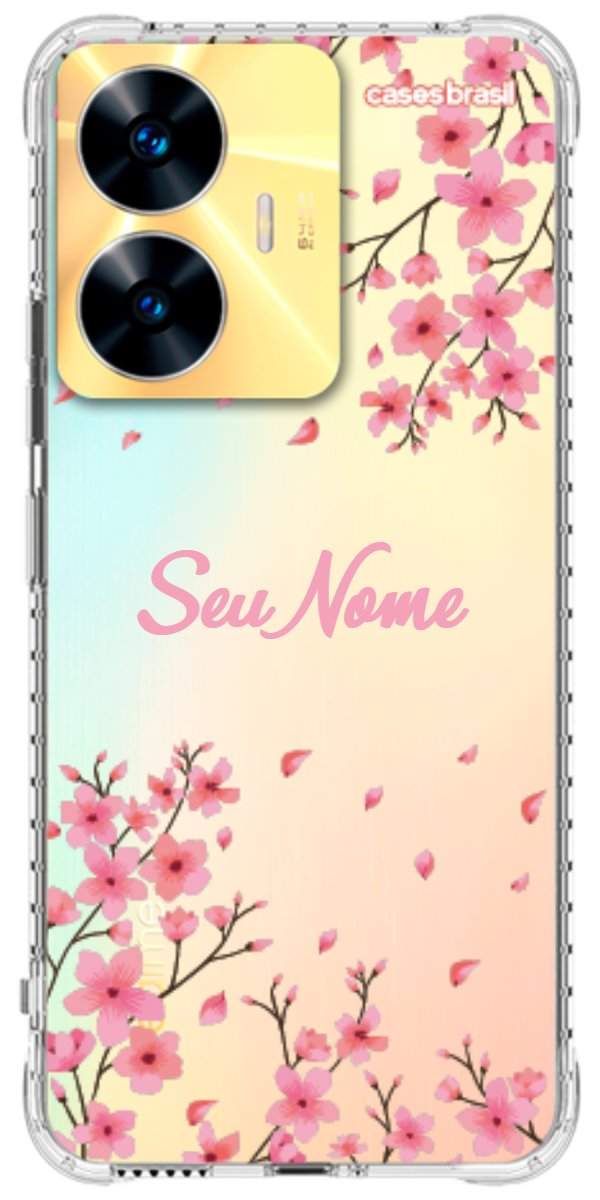 Capinha para Celular Floral Rosinha