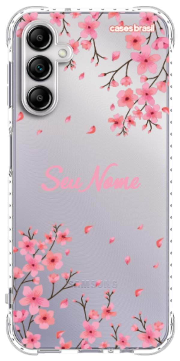 Capinha para Celular Floral Rosinha
