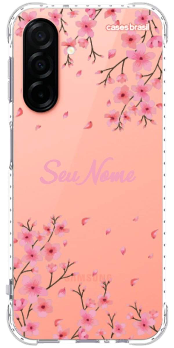 Capinha para Celular Floral Rosinha