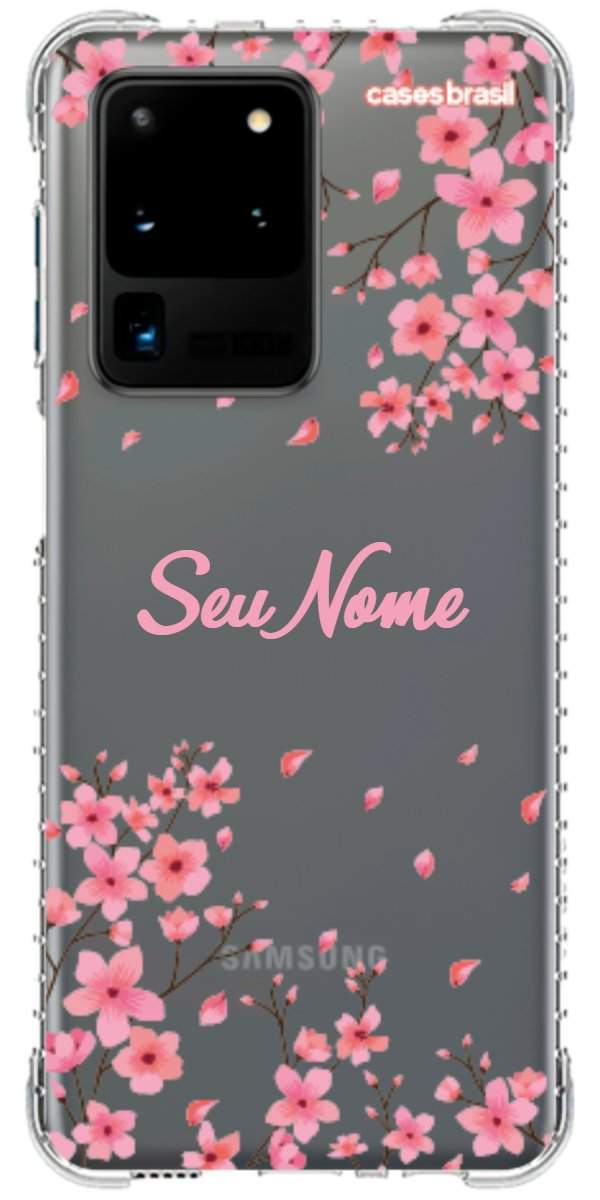 Capinha para Celular Floral Rosinha