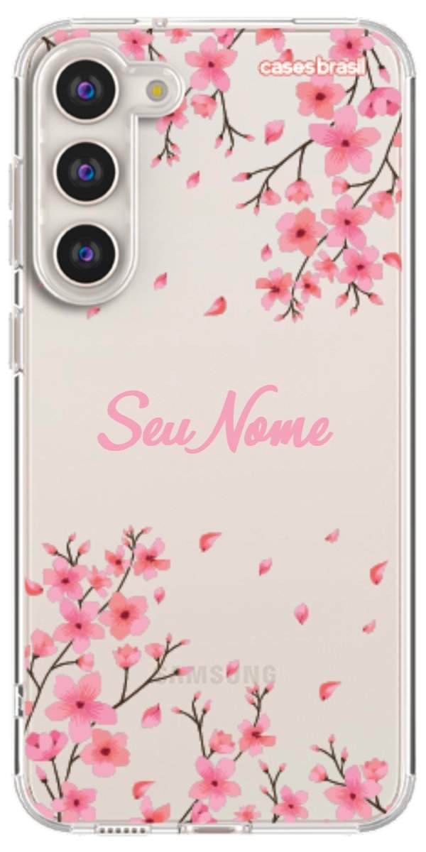 Capinha para Celular Floral Rosinha