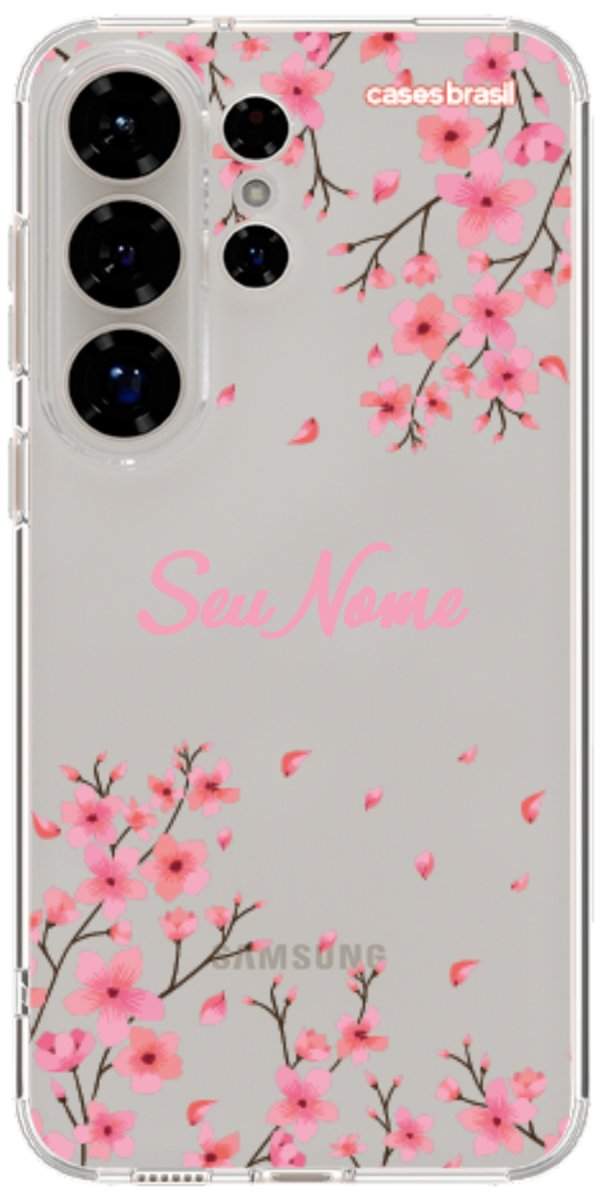 Capinha para Celular Floral Rosinha
