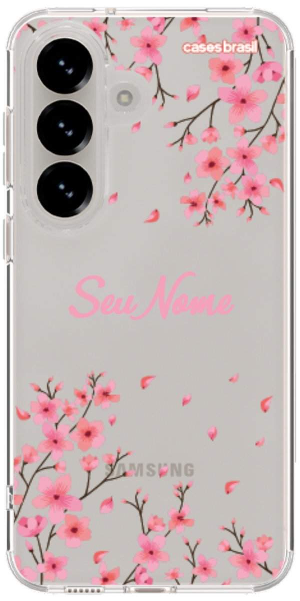 Capinha para Celular Floral Rosinha