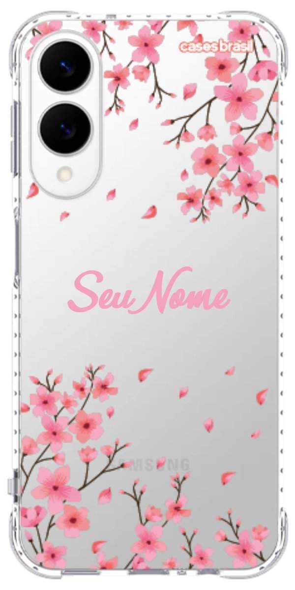 Capinha para Celular Floral Rosinha