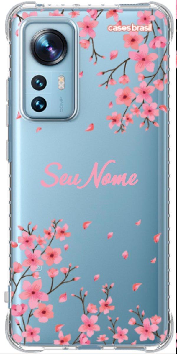 Capinha para Celular Floral Rosinha